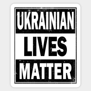 Ukrainian Lives Matter Sticker